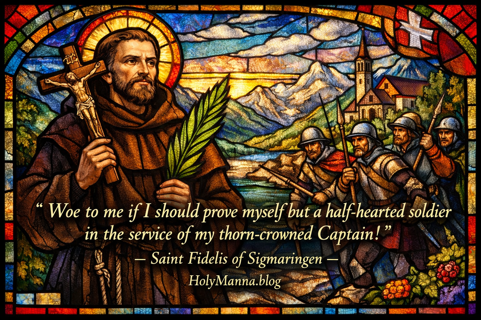 April 24th – Saint of the Day: Saint Fidelis of Sigmaringen, Capuchin Priest, Missionary &&nbsp;Martyr
