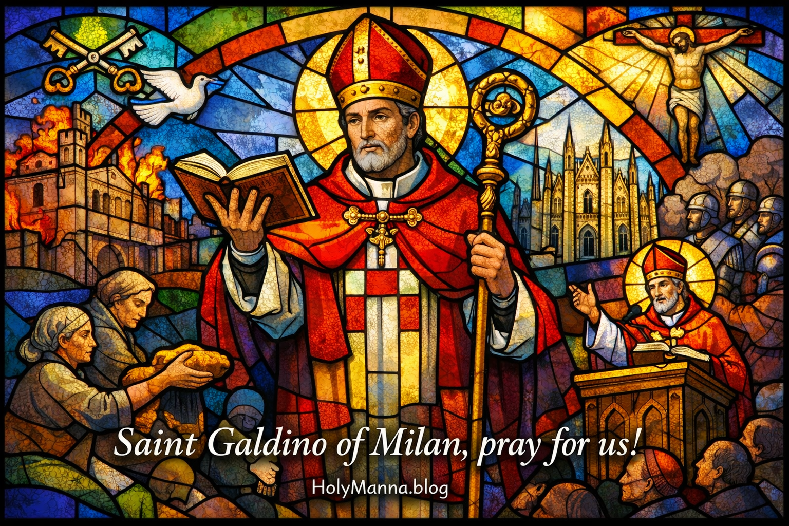 April 18th – Saint of the Day: Saint Galdino of Milan, Archbishop &&nbsp;Cardinal