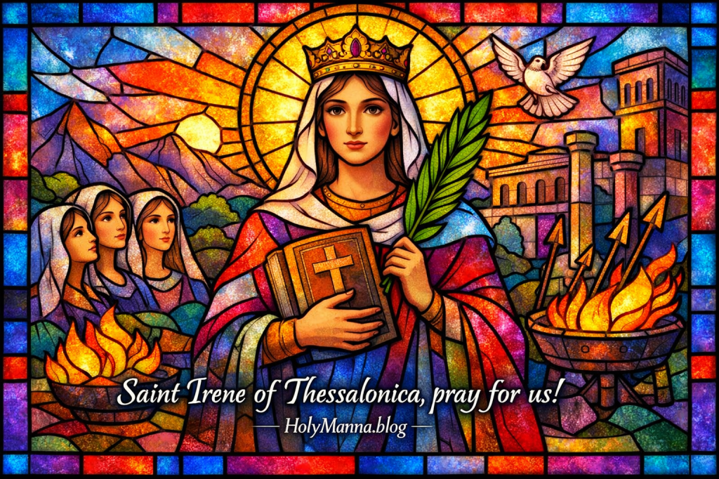 April 5th – Saint of the Day: Saint Irene of Thessalonica, Virgin &&nbsp;Martyr