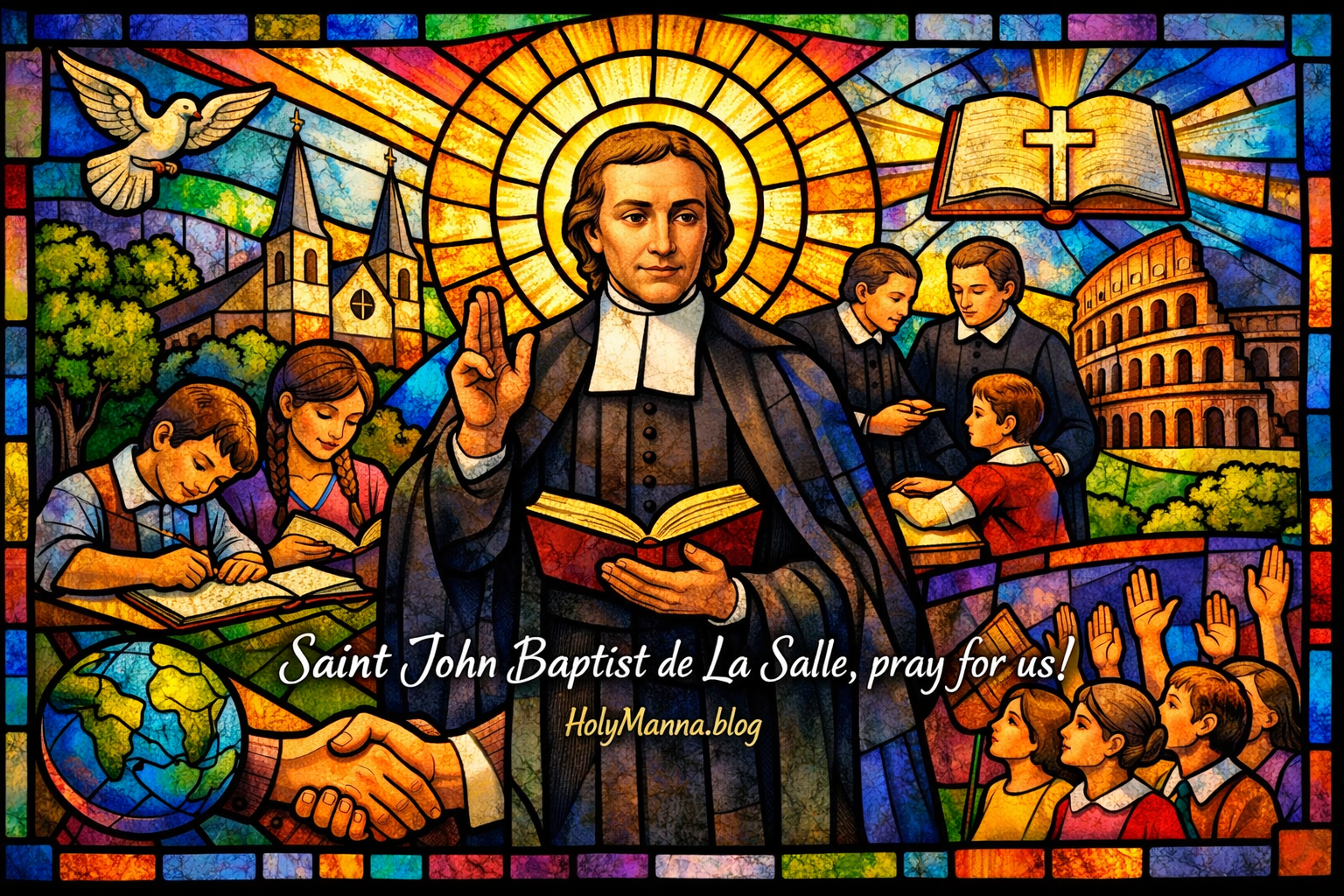 April 7th – Saint of the Day: Saint John Baptist de La Salle, Priest & Founder of the Institute of the Brothers of Christian&nbsp;Schools