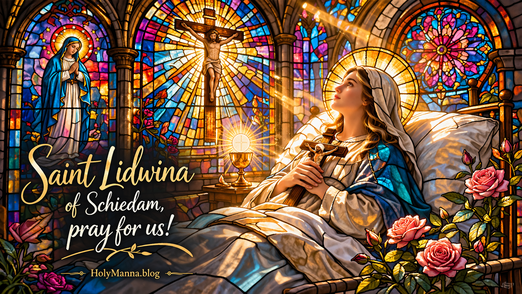 April 14th – Saint of the Day: Saint Lidwina of Schiedam, Virgin &&nbsp;Mystic