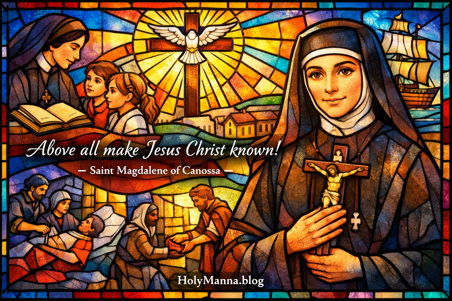 April 10th – Saint of the Day: Saint Magdalene of Canossa, Noblewoman & Founder the Canossian Daughters of&nbsp;Charity