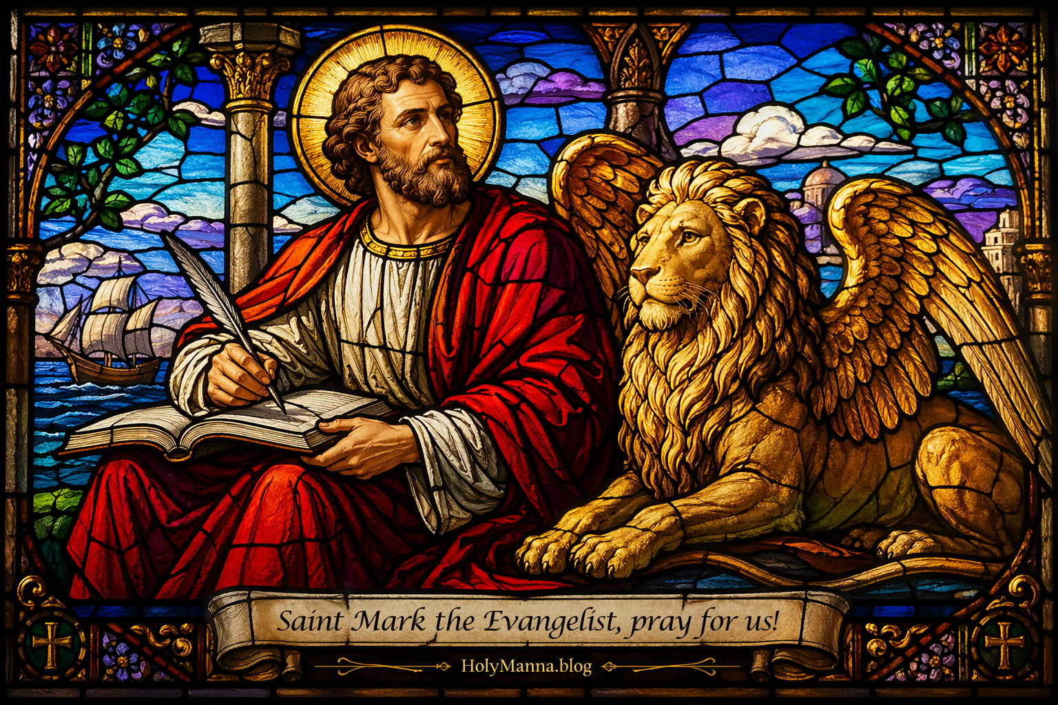 April 25th – Saint of the Day: Saint Mark, Evangelist &&nbsp;Martyr