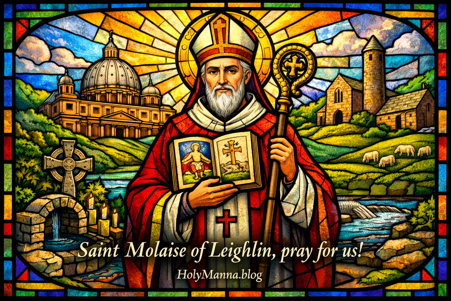 April 18th – Saint of the Day: Saint Molaise of Leighlin, Bishop &&nbsp;Abbot
