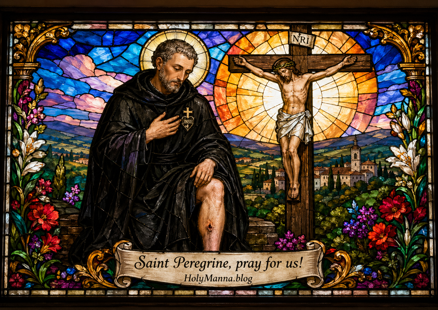 May 1st – Saint of the Day: Saint Peregrine Laziosi, Servite Friar