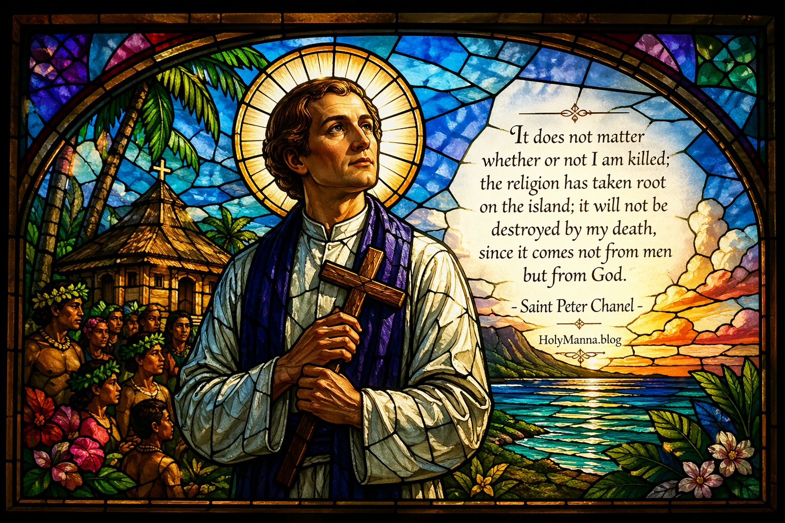 April 28th – Saint of the Day: Saint Peter Chanel, Missionary Priest & Martyr