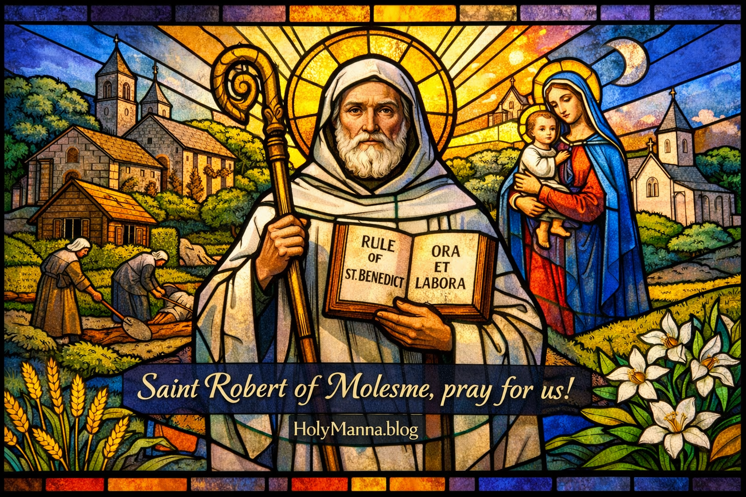 April 17th – Saint of the Day: Saint Robert of Molesme, Benedictine&nbsp;Abbot