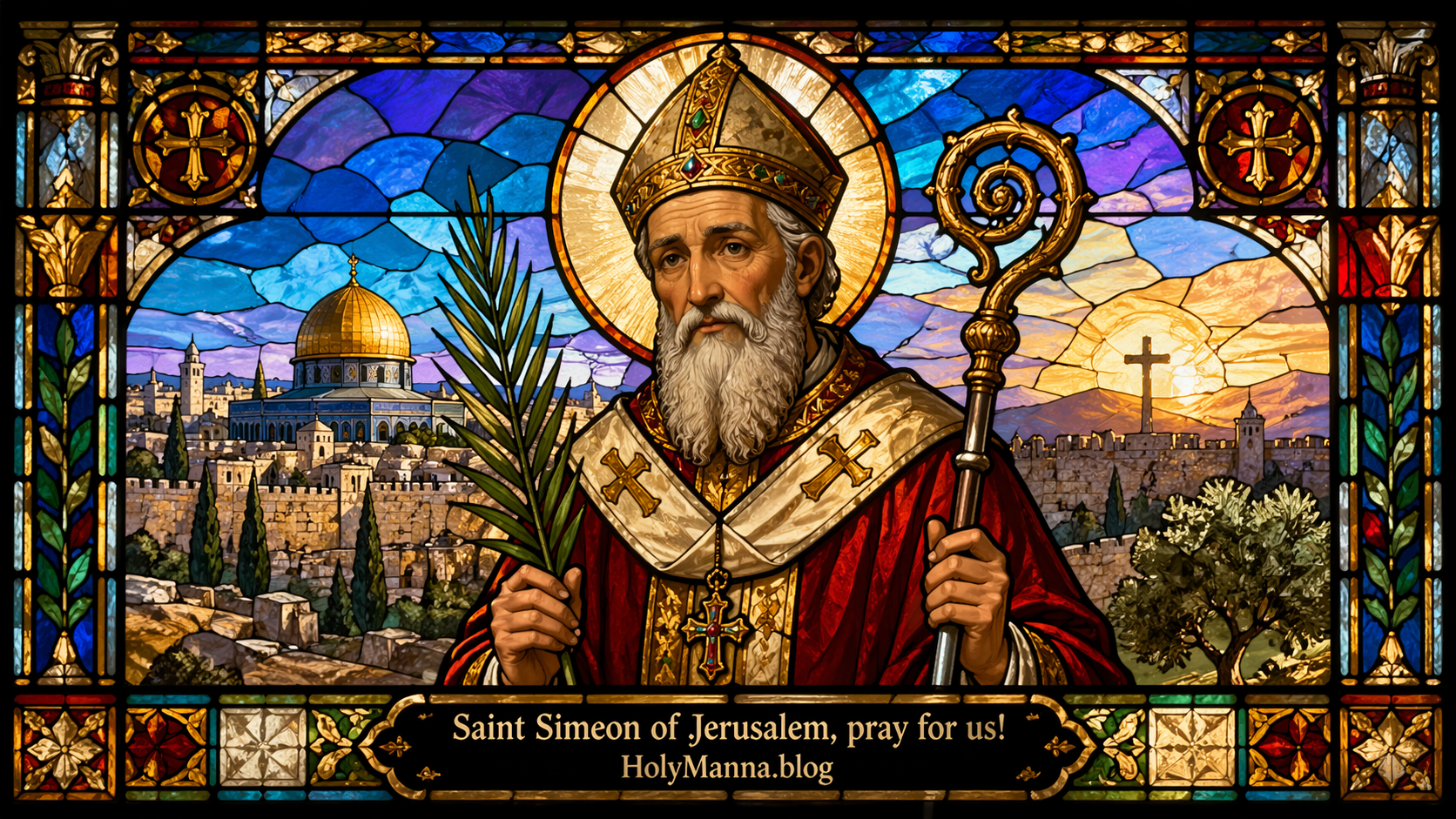 April 27th – Saint of the Day: Saint Simeon of Jerusalem, Bishop & Martyr