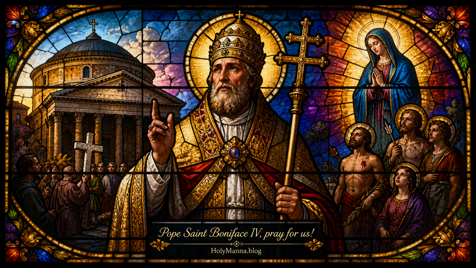 May 8th – Saint of the Day: Pope Saint Boniface&nbsp;IV
