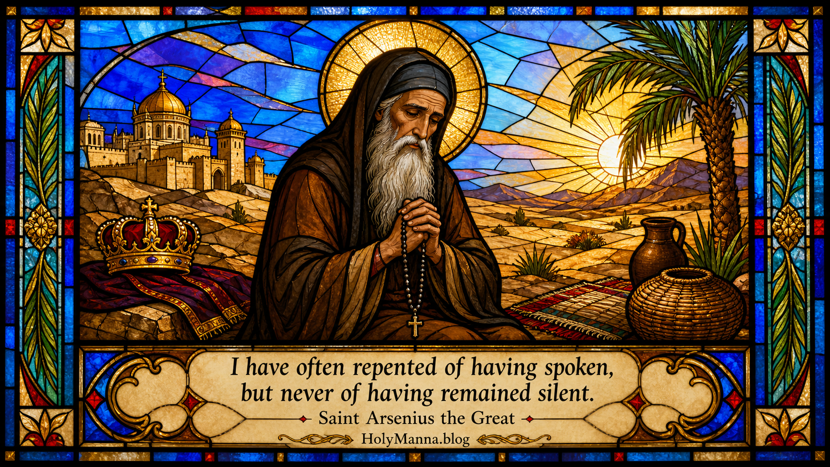 May 8th – Saint of the Day: Saint Arsenius the Great, Imperial Tutor & Desert&nbsp;Monk