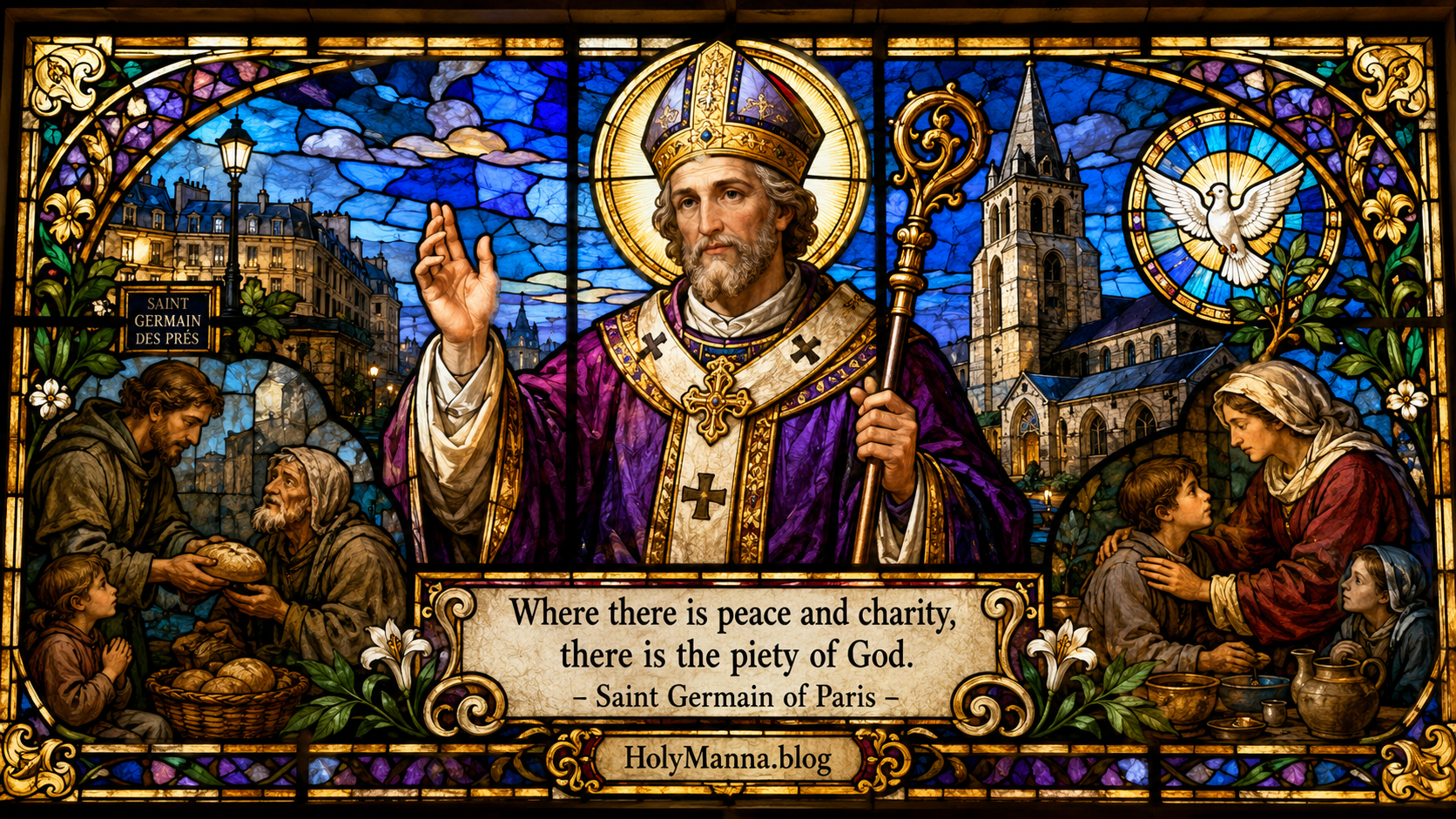 May 28th – Saint of the Day: Saint Germain of Paris, Bishop, Monk &&nbsp;Abbot