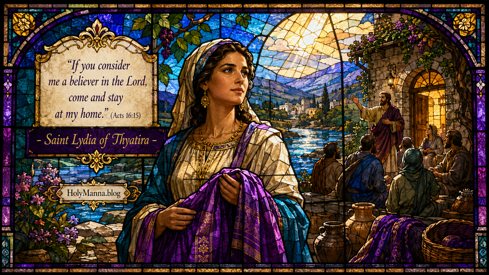May 20th – Saint of the Day: Saint Lydia of Thyatira, Businesswoman & Disciple of Saint&nbsp;Paul