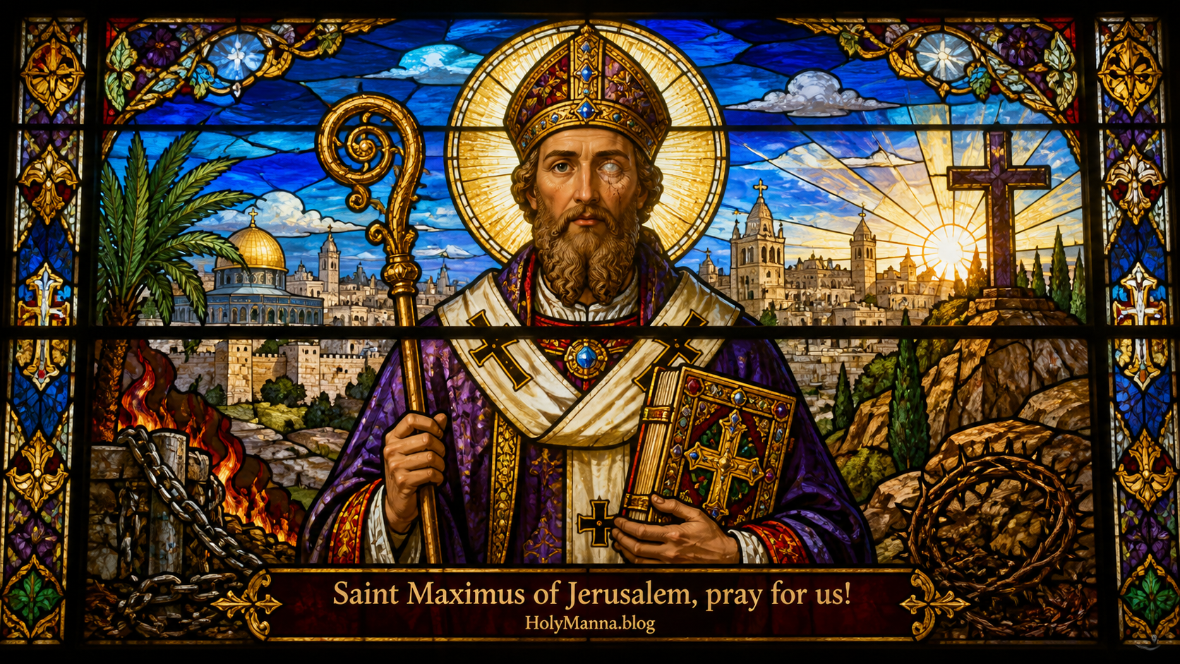 May 5th – Saint of the Day: Saint Maximus of Jerusalem, Bishop &&nbsp;Confessor