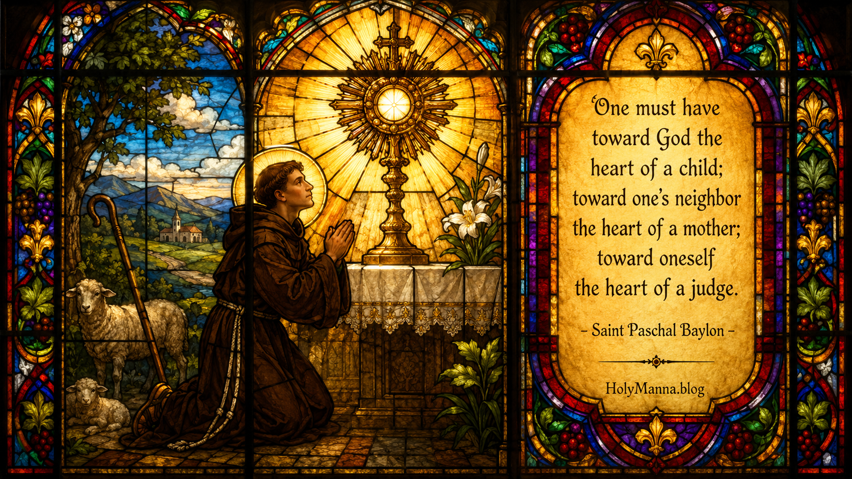 May 17th – Saint of the Day: Saint Paschal Baylon, Franciscan&nbsp;Brother