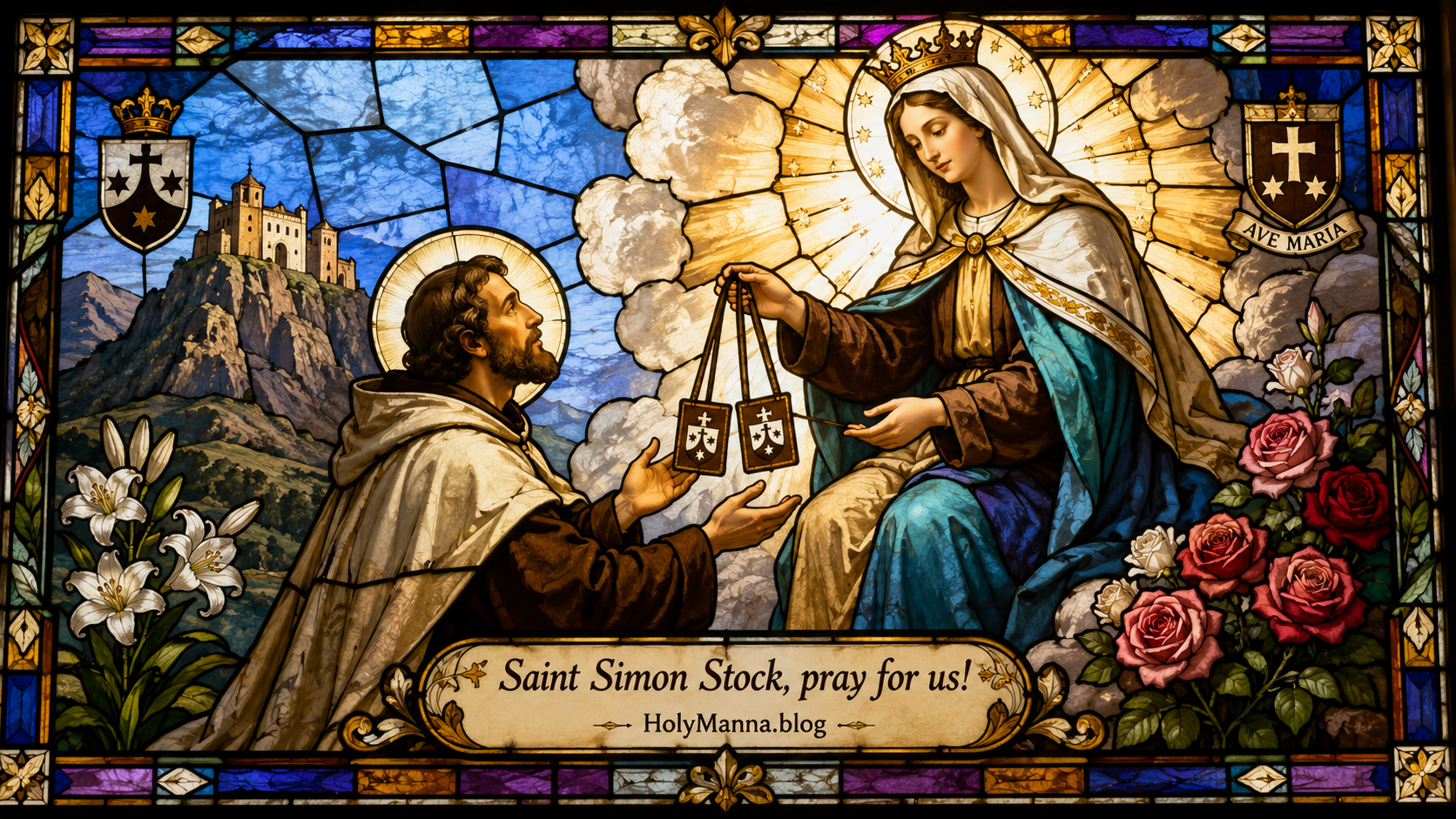 May 16th – Saint of the Day: Saint Simon Stock, Carmelite Friar & Prior&nbsp;General