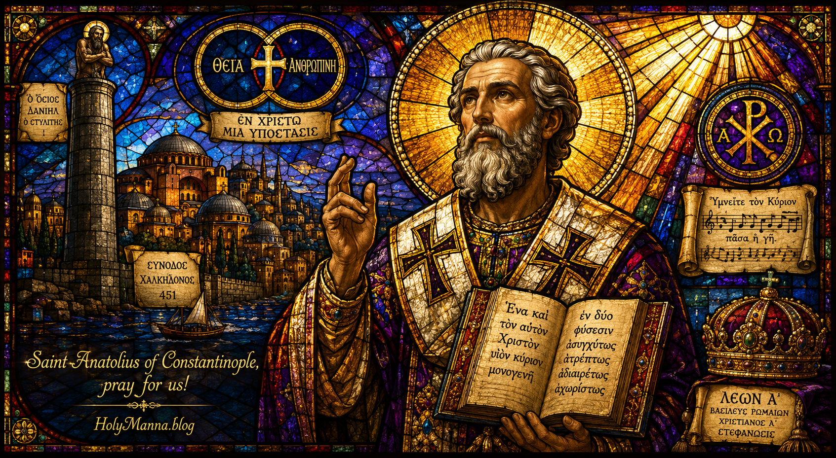 July 3rd – Saint of the Day: Saint Anatolius of Constantinople, Patriarch