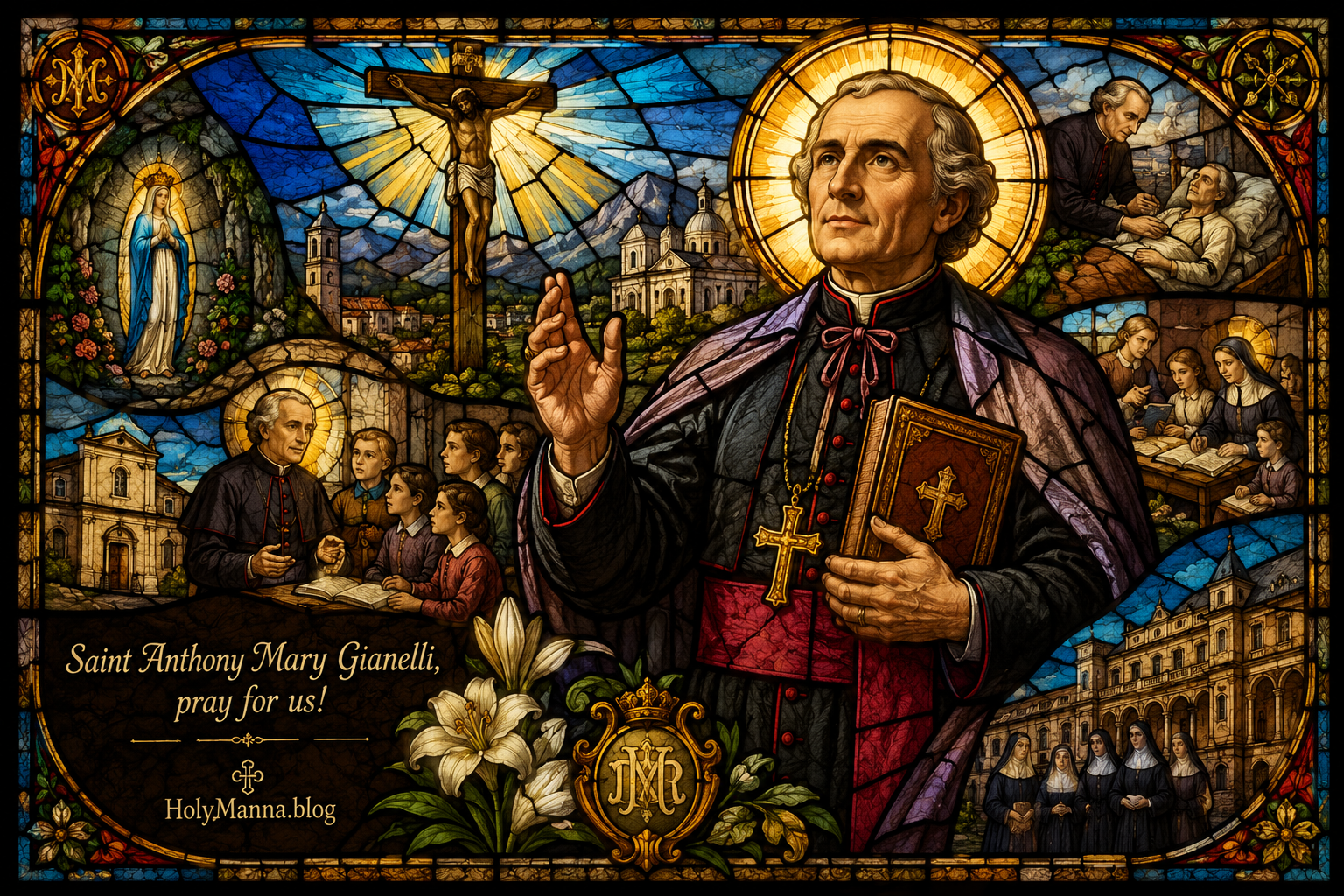June 7th – Saint of the Day: Saint Anthony Mary Gianelli, Bishop, Missionary & Founder of the Gianelline&nbsp;Sisters