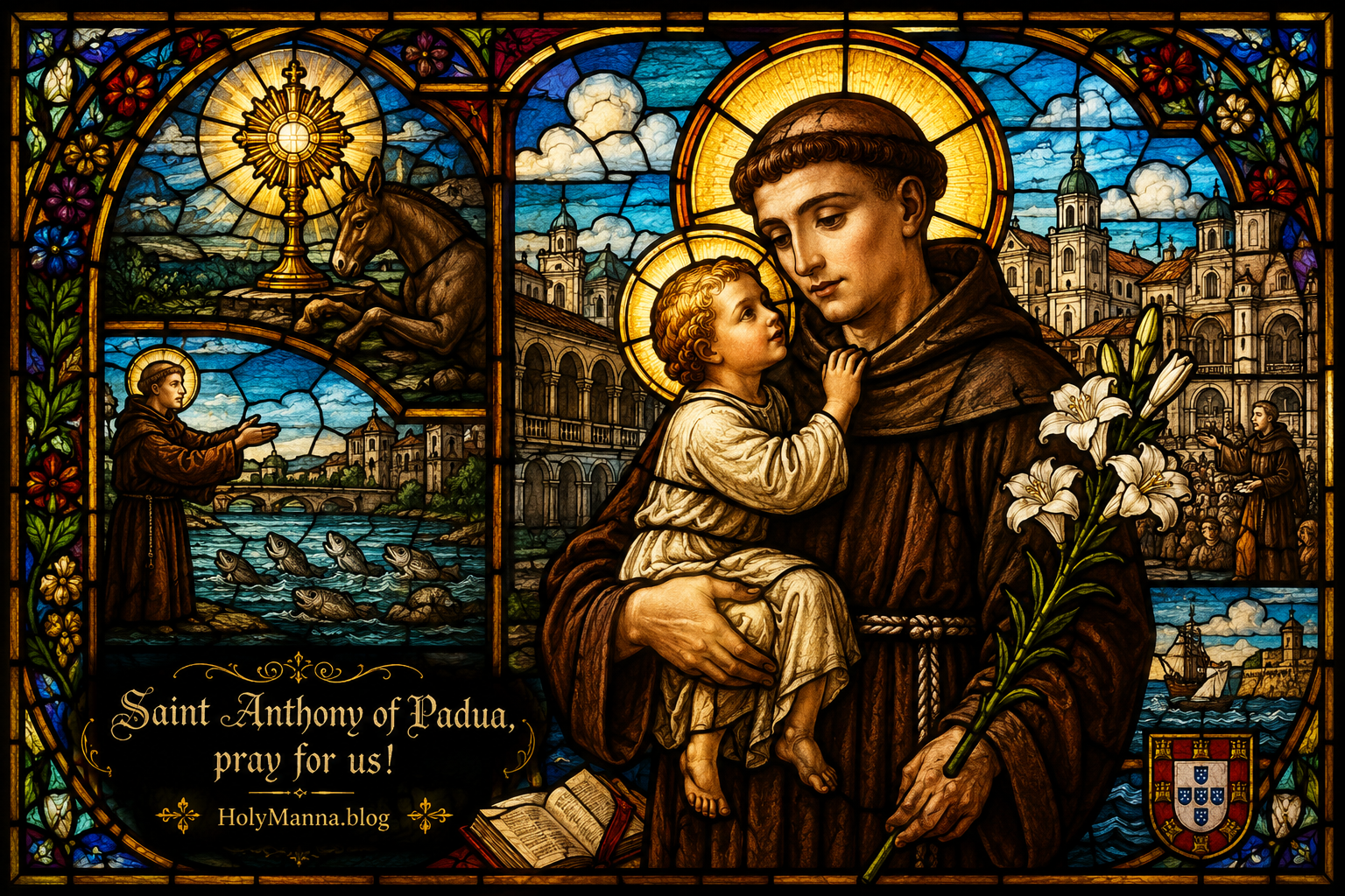 June 13th – Saint of the Day: Saint Anthony of Padua, Franciscan Friar, Priest, Preacher, Theologian & Doctor of the&nbsp;Church