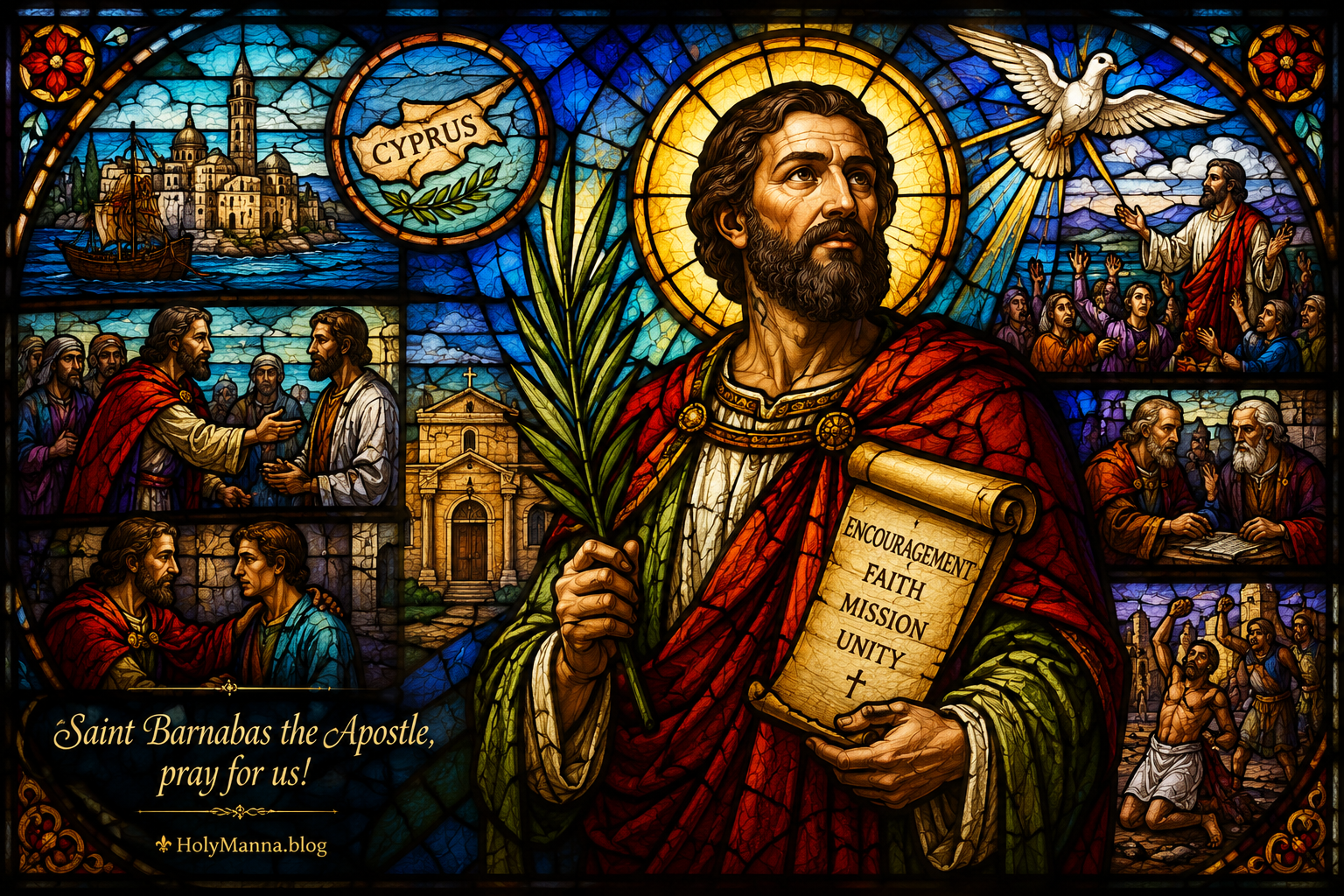 June 11th – Saint of the Day: Saint Barnabas the Apostle, Missionary, Companion to Saint Paul &&nbsp;Martyr