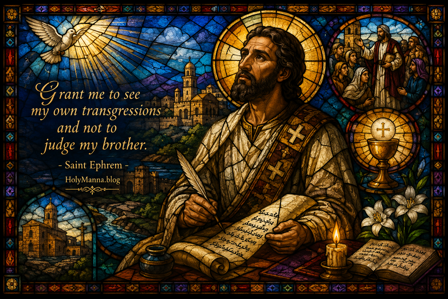 June 9th – Saint of the Day: Saint Ephrem, Deacon, Theologian, Poet, Hymn Writer & Doctor of the&nbsp;Church