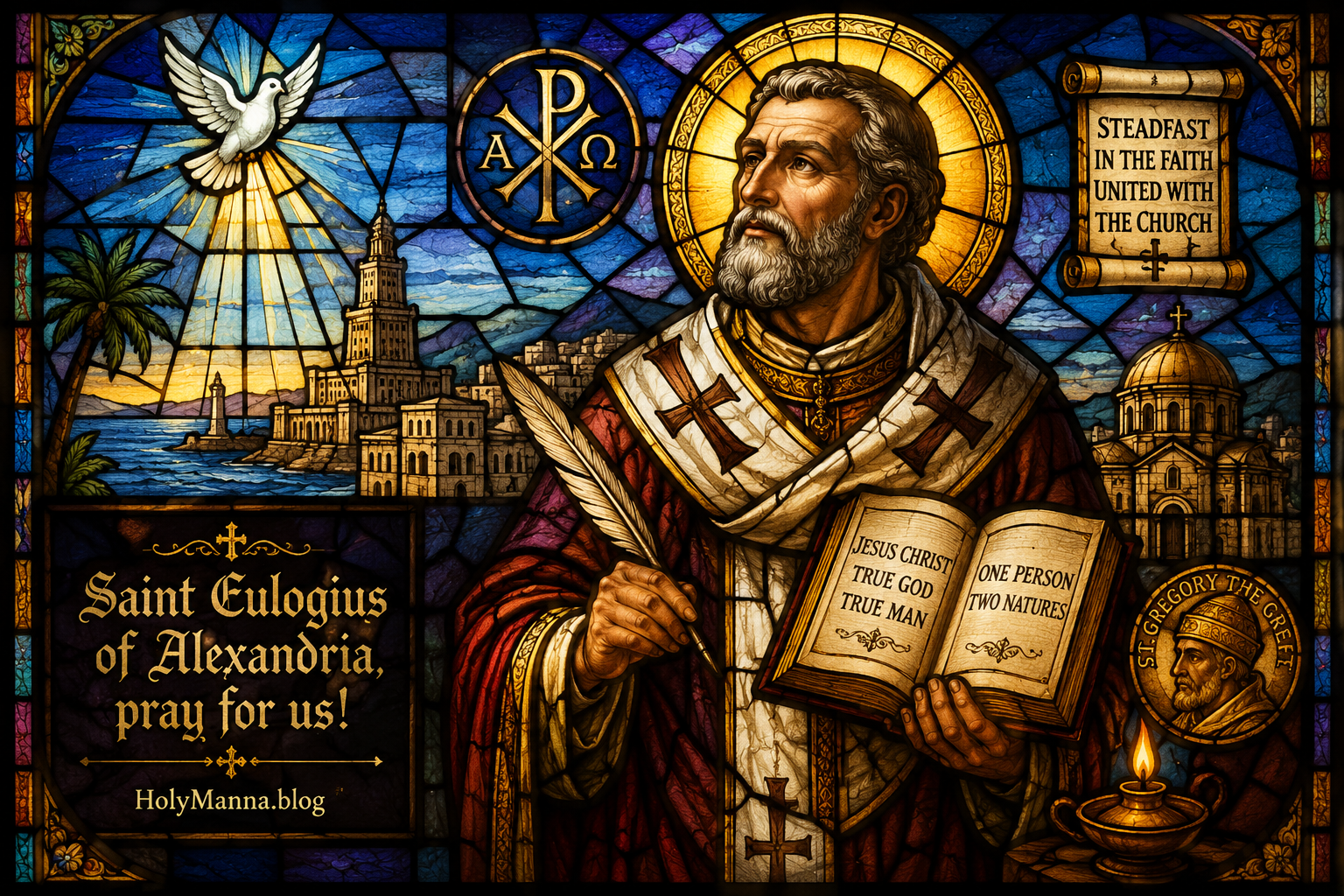June 13th – Saint of the Day: Saint Eulogius, Patriarch of Alexandria, Priest, Monk &&nbsp;Abbot