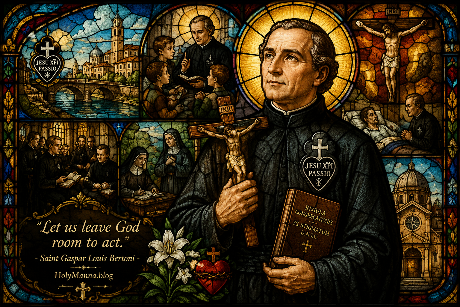 June 12th – Saint of the Day: Saint Gaspar Louis Bertoni, Priest & Founder of the&nbsp;Stigmatines