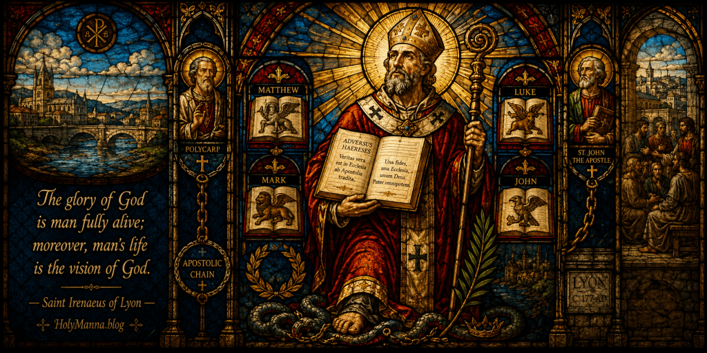 June 28th – Saint of the Day: Saint Irenaeus of Lyon, Bishop & Doctor of the&nbsp;Church