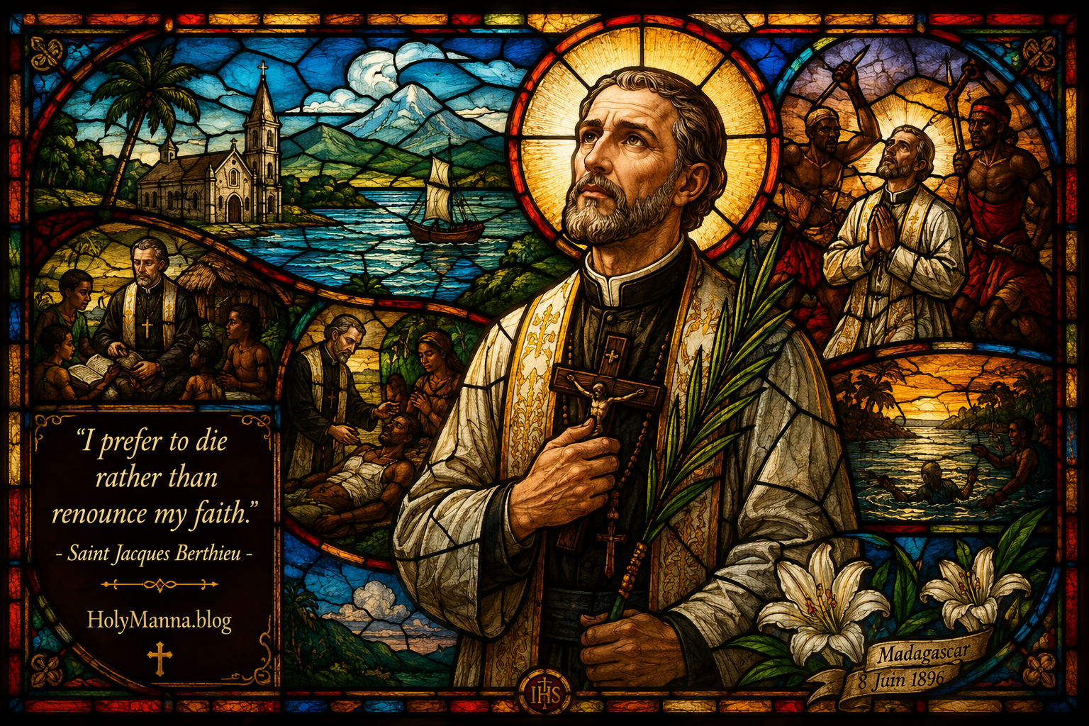 June 8th – Saint of the Day: Saint Jacques Berthieu, Jesuit Missionary Priest &&nbsp;Martyr