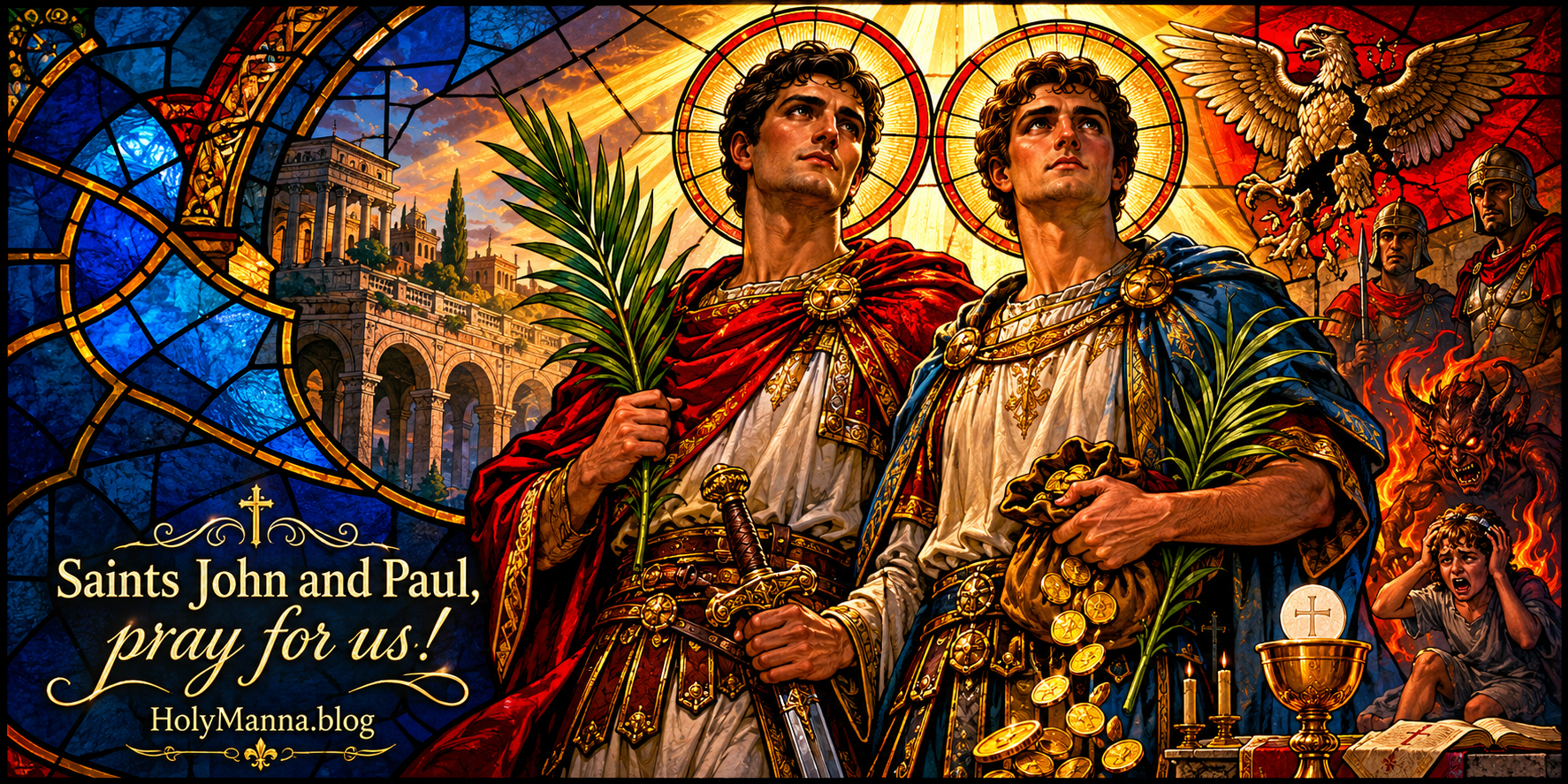 June 26th – Saint of the Day: Saints John and Paul, Brothers & Martyrs
