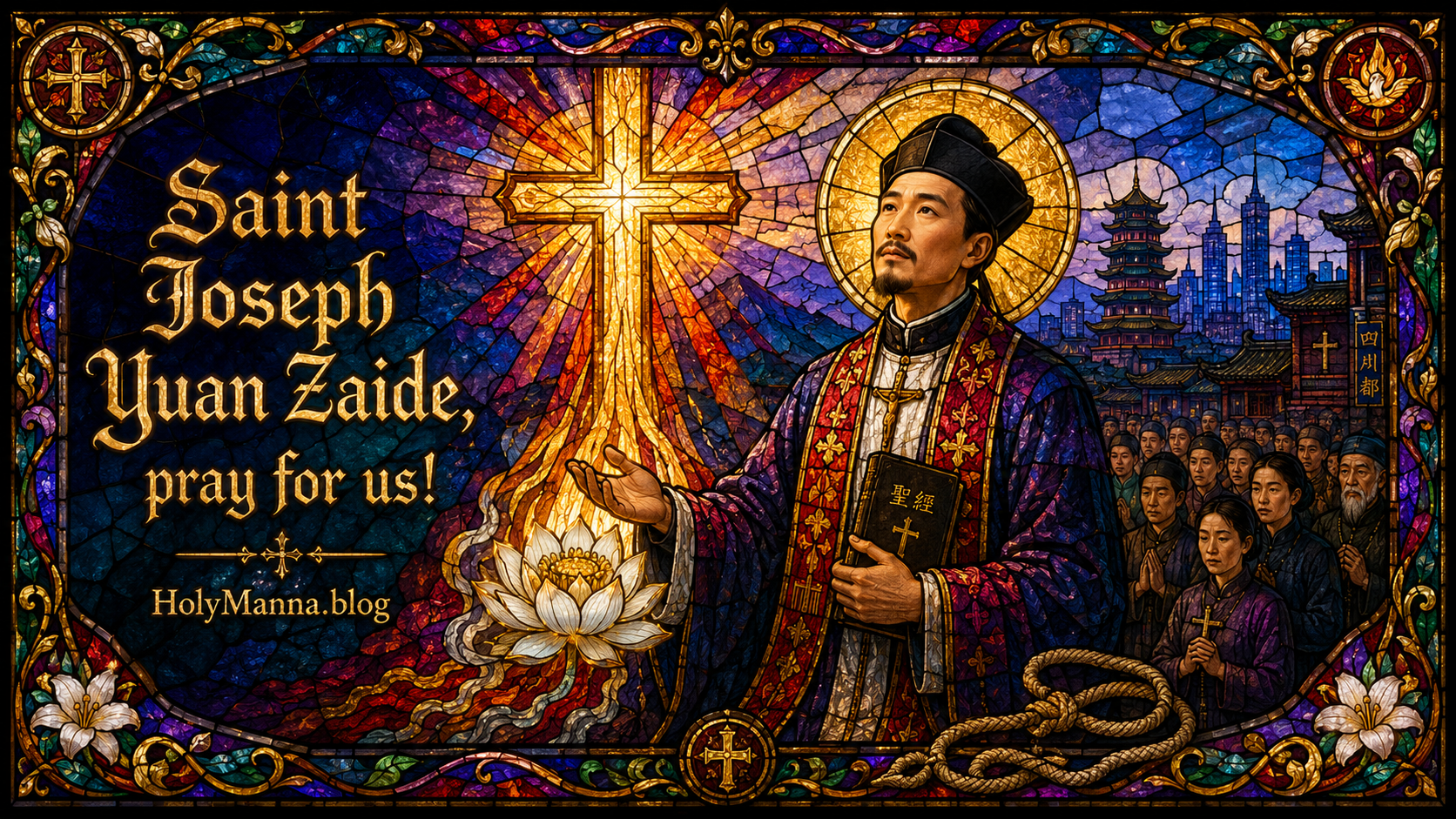 June 24th – Saint of the Day: Saint Joseph Yuan Zaide, Priest & Martyr
