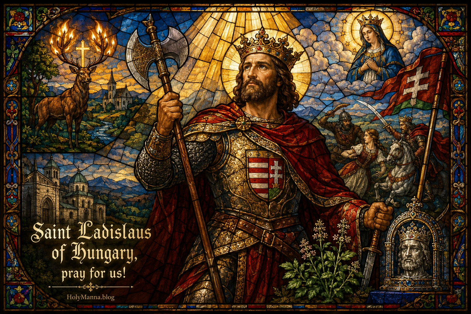 June 27th – Saint of the Day: Saint Ladislaus of Hungary, Knight & King