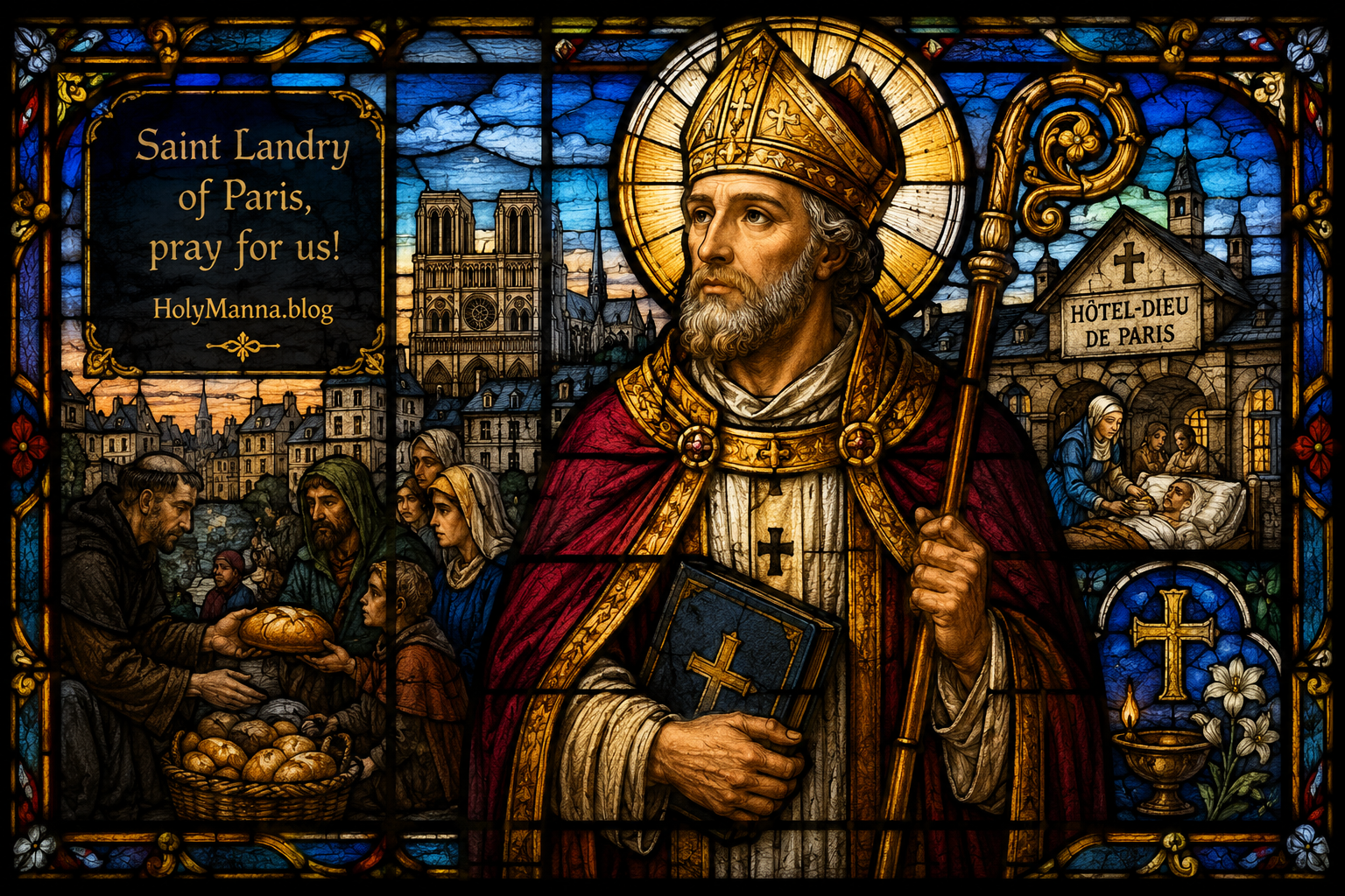 June 10th – Saint of the Day: Saint Landry of Paris,&nbsp;Bishop