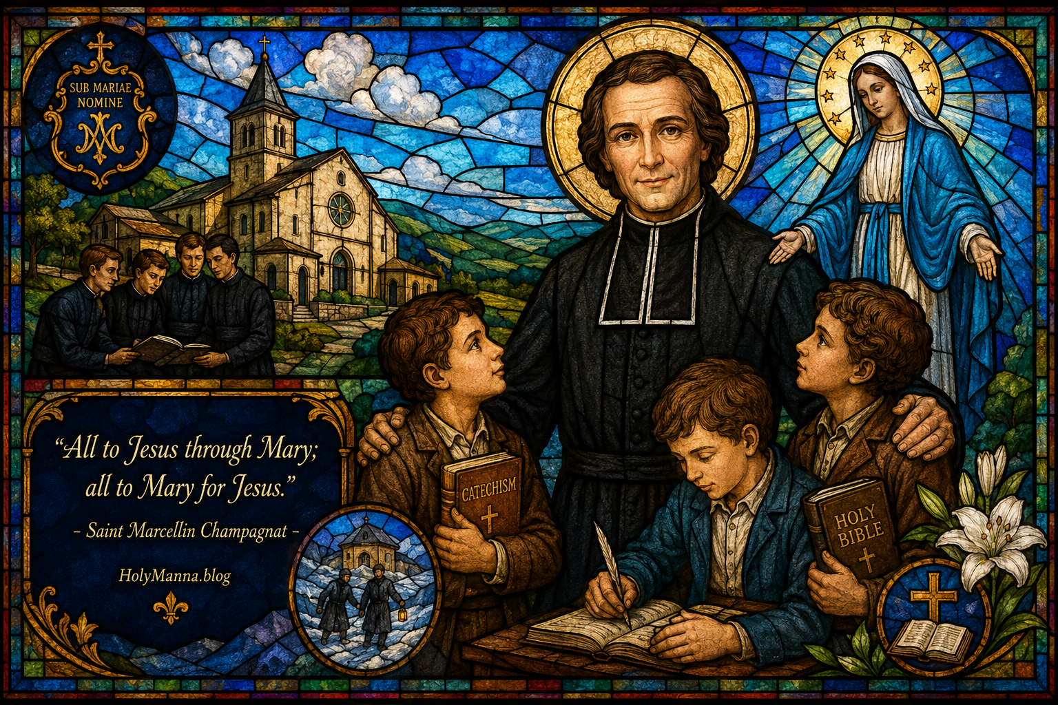 June 6th – Saint of the Day: Saint Marcellin Champagnat, Priest & Founder of the Marist&nbsp;Brothers