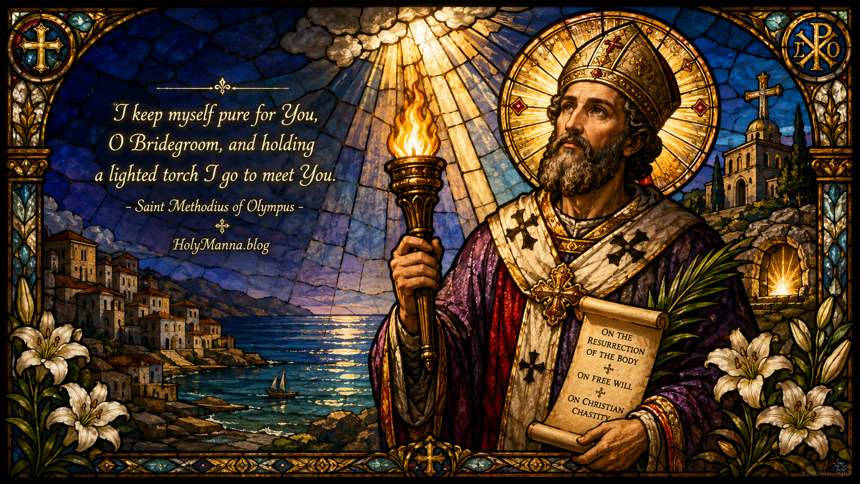 June 20th – Saint of the Day: Saint Methodius of Olympus, Bishop, Theologian, Writer, Defender of the Faith and Martyr