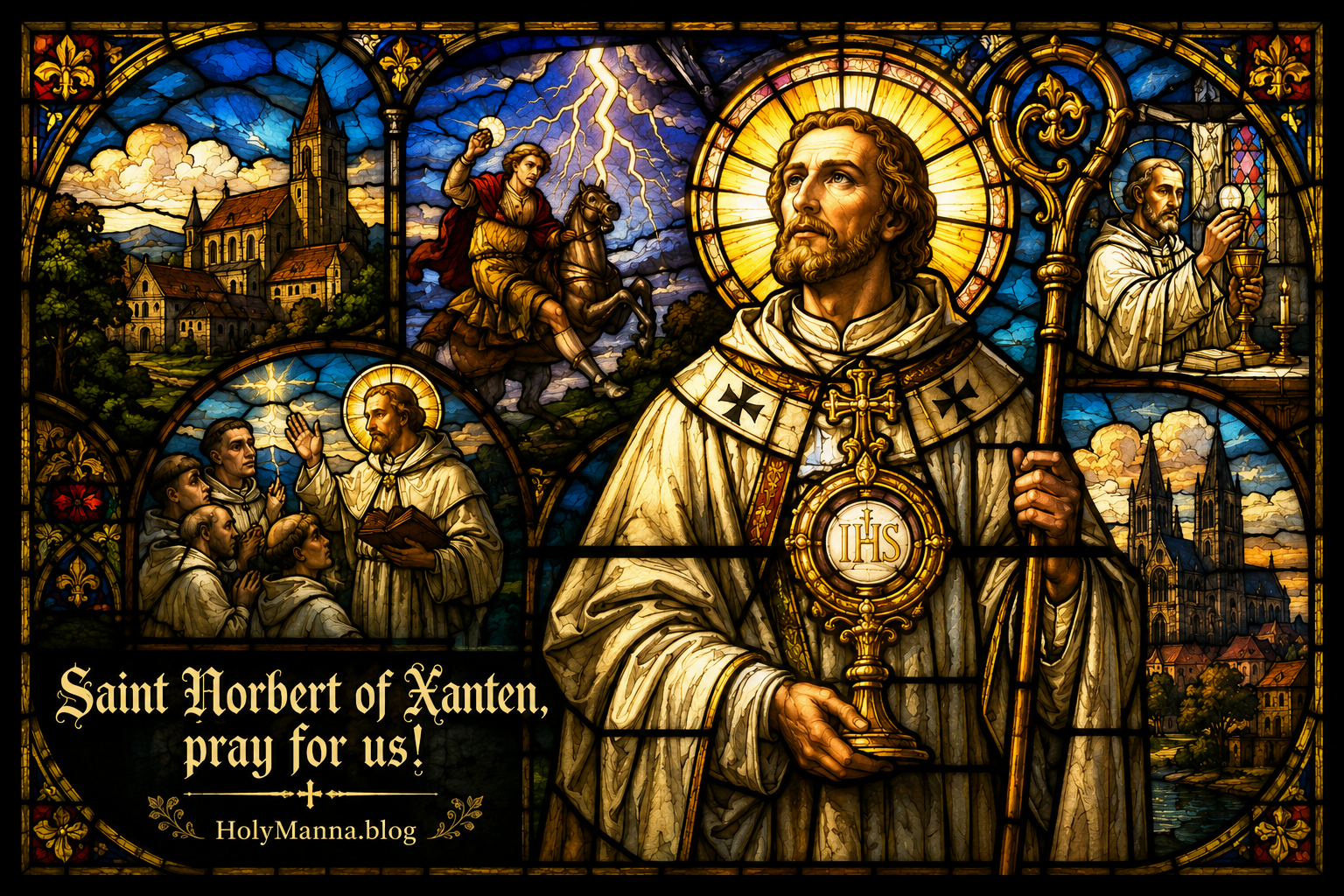 June 6th – Saint of the Day: Saint Norbert of Xanten, Archbishop, Reformer & Founder of the Norbertine&nbsp;Order