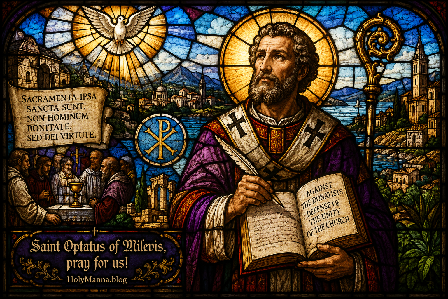 June 4th – Saint of the Day: Saint Optatus of Milevis, Bishop & Defender of the Faith & the&nbsp;Church