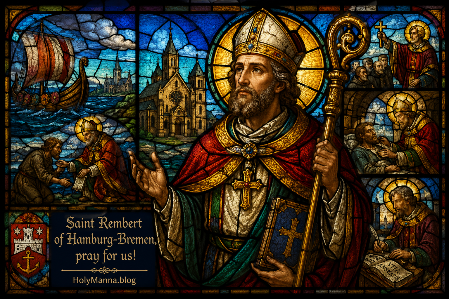 June 11th – Saint of the Day: Saint Rembert of Hamburg-Bremen, Missionary Bishop & Benedictine&nbsp;Monk