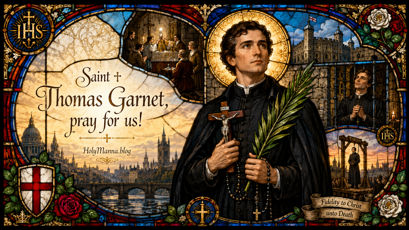 June 23rd – Saint of the Day: Saint Thomas Garnet, Jesuit Priest & Martyr