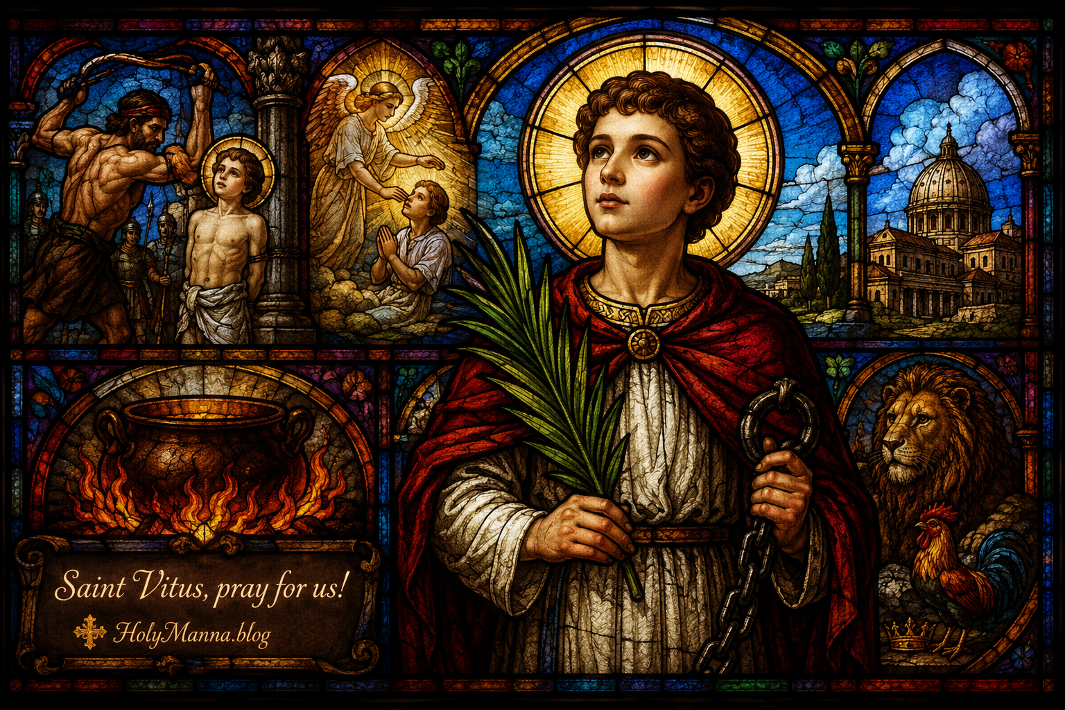 June 15th – Saint of the Day: Saint Vitus, Child&nbsp;Martyr