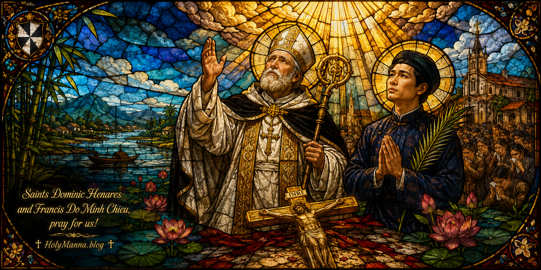 June 25th – Saint of the Day: Saints Dominic Henares (Bishop) & Francis Do Minh Chieu (Catechist & Dominican Tertiary), Martyrs