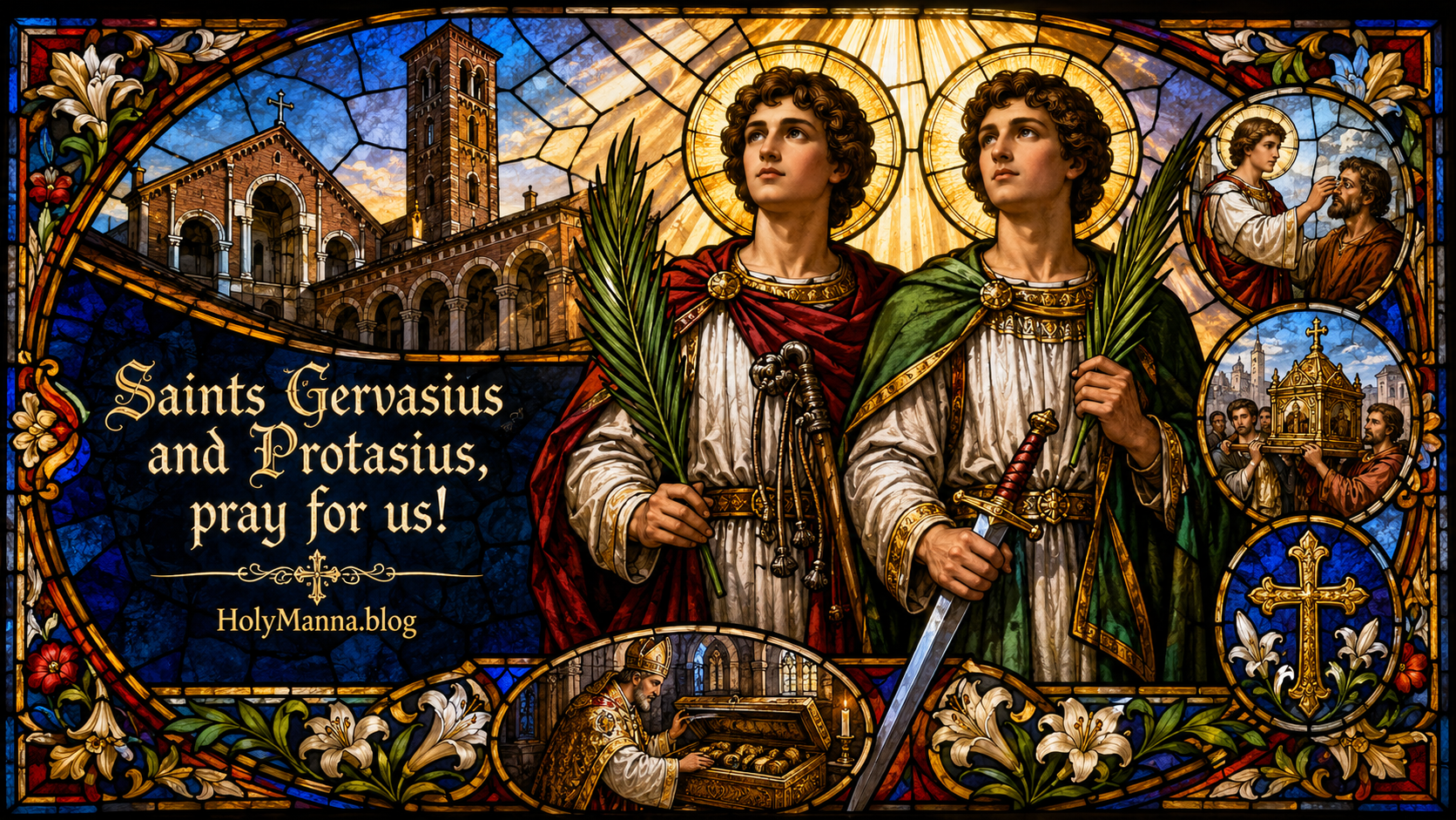 June 19th – Saint of the Day: Saints Gervasius and Protasius, Martyrs