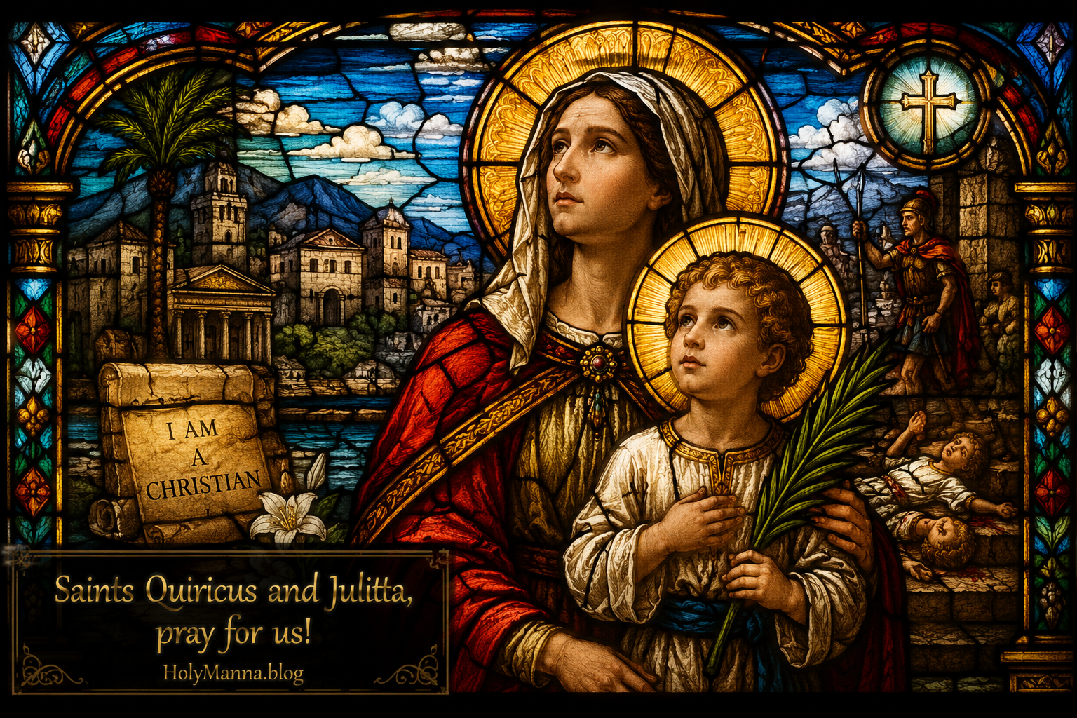 June 16th – Saint of the Day: Saints Quiricus and Julitta, Mother & Child&nbsp;Martyrs
