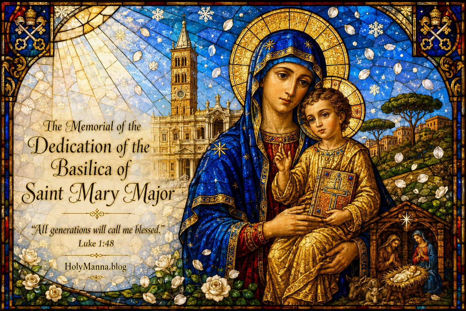 August 5th – The Memorial of the Dedication of the Basilica of Saint Mary Major