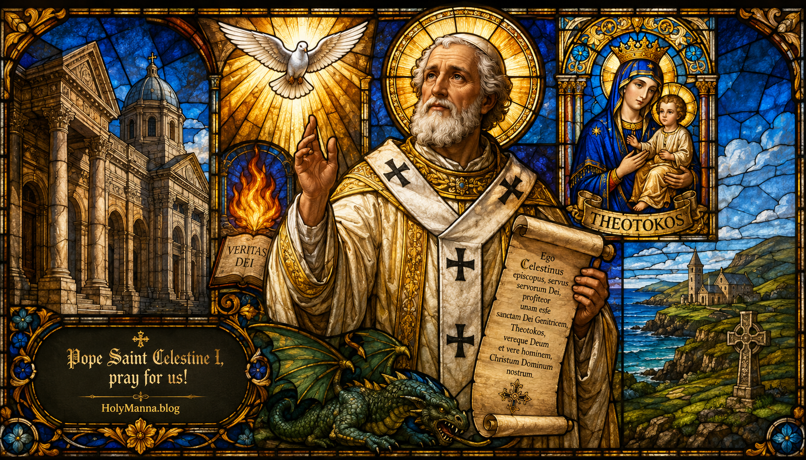 July 27th – Saint of the Day: Pope Saint Celestine I