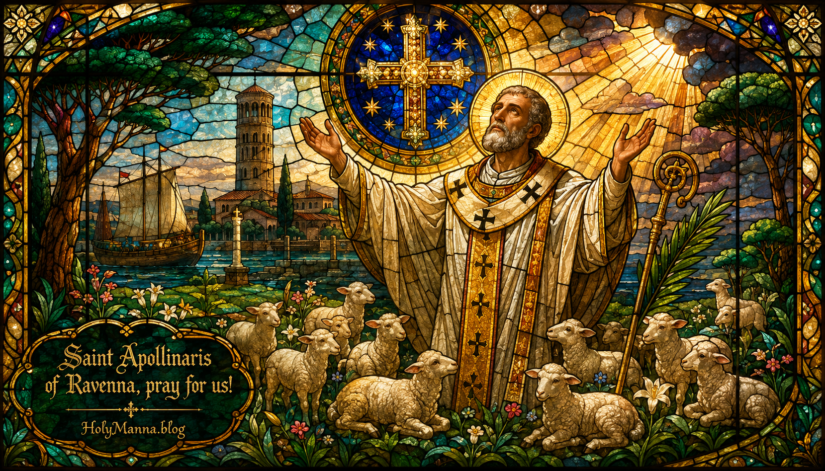 July 20th – Saint of the Day: Saint Apollinaris of Ravenna, Bishop & Martyr