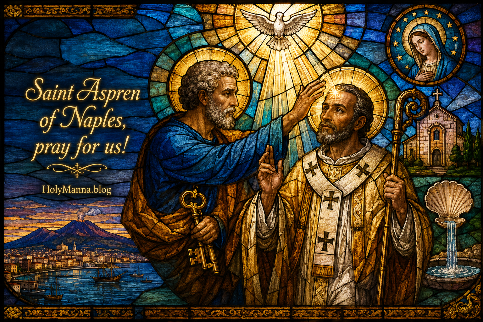 August 3rd – Saint of the Day: Saint Aspren of Naples, Bishop