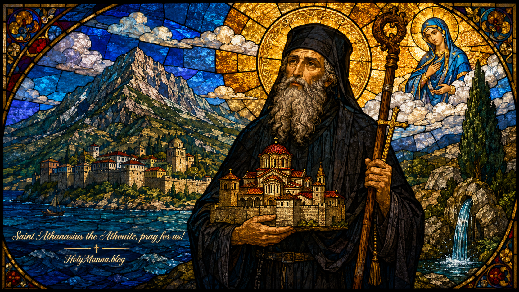 July 5th – Saint of the Day: Saint Athanasius the Athonite, Monk &&nbsp;Founder