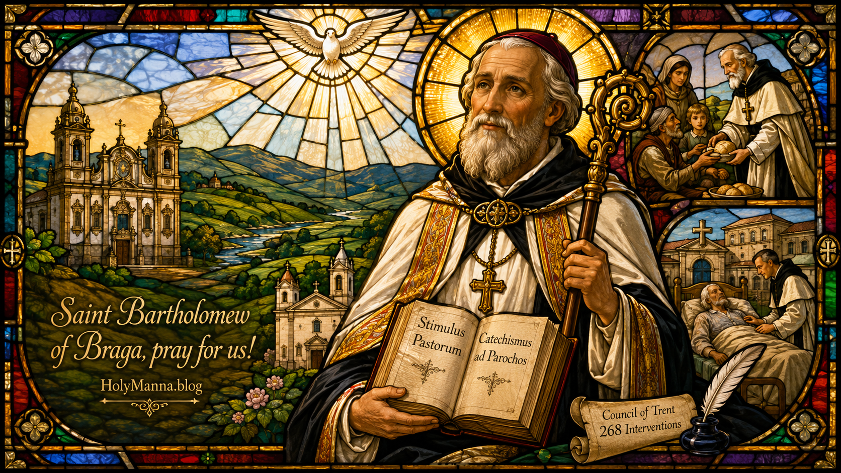 July 16th – Saint of the Day: Saint Bartholomew of Braga, Dominican Friar & Archbishop