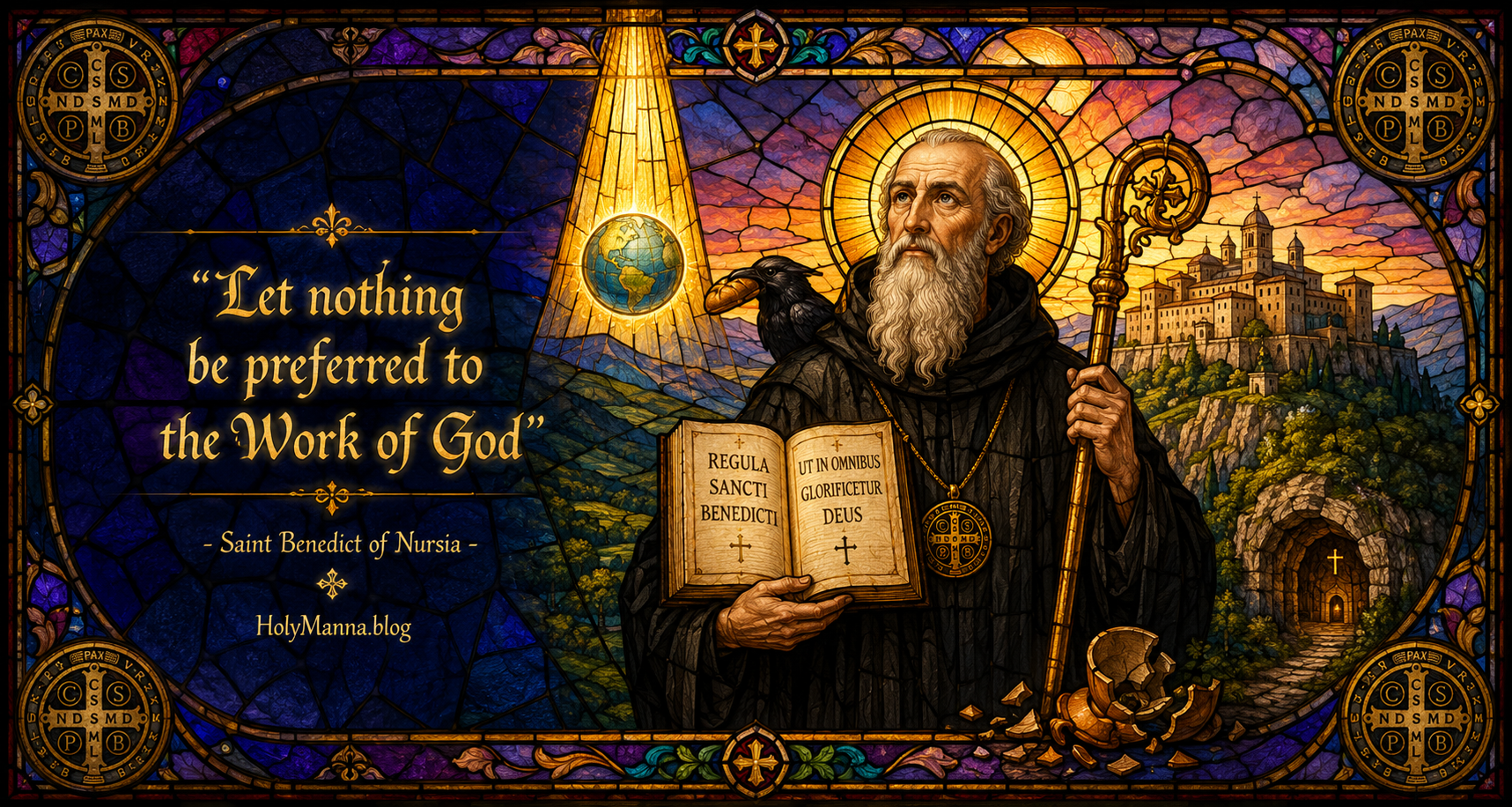 July 11th – Saint of the Day: Saint Benedict of Nursia, Abbot & Father of Western&nbsp;Monasticism