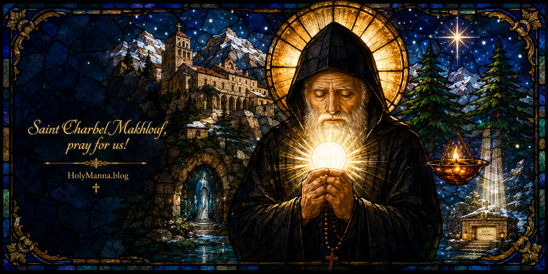July 24th – Saint of the Day: Saint Charbel Makhlouf, Monk, Priest & Hermit